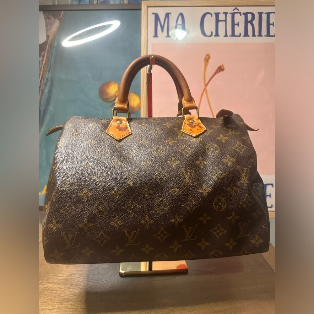 LOUIS VIITTON Speedy 30 Hand Bag Monogram Brown